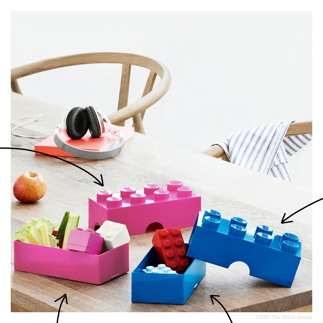 LEGO, Lunchbox klocek - Różowy (40231739)